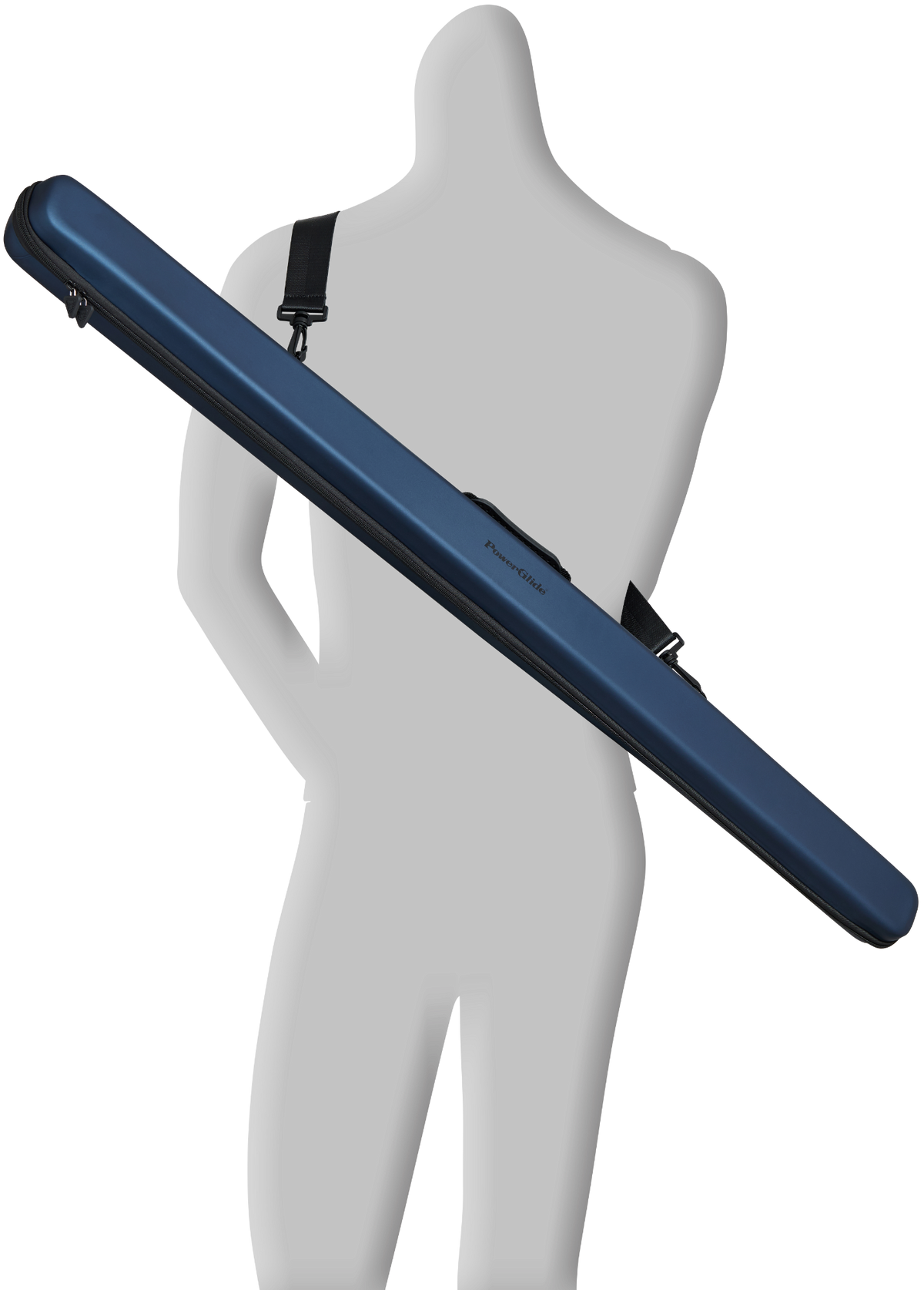 PowerGlide Cue Case Metallic Blue 3/4