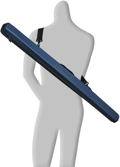 PowerGlide Cue Case Metallic Blue 3/4