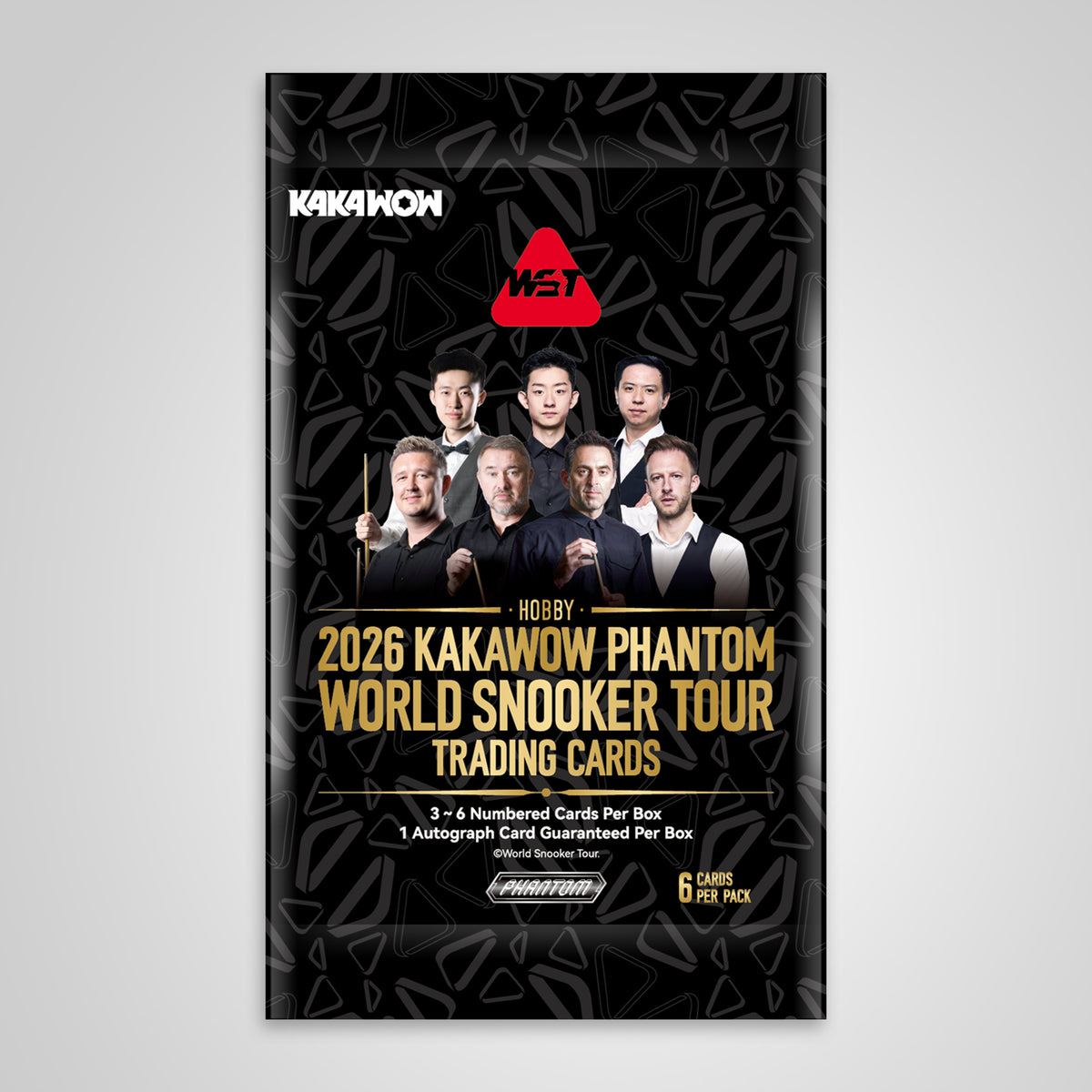 2026 Kakawow PHANTOM World Snooker Tour Trading Cards