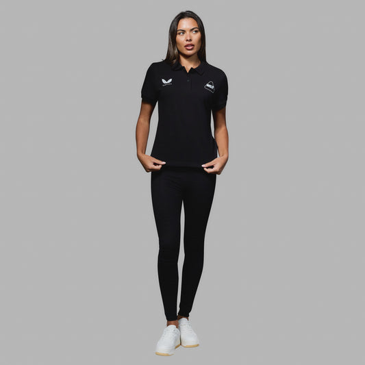 WST Women's Black Polo Top