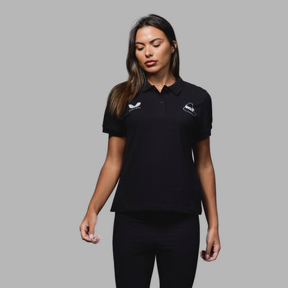WST Women's Black Polo Top
