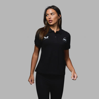 WST Women's Black Polo Top