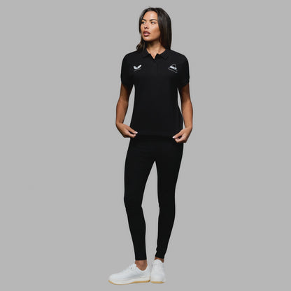 WST Women's Black Polo Top