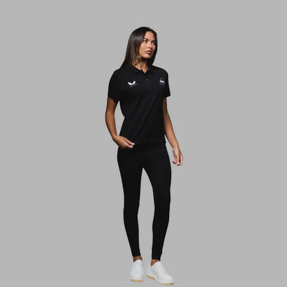 WST Women's Black Polo Top