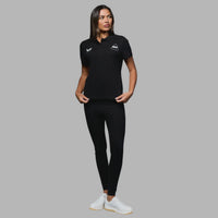 WST Women's Black Polo Top