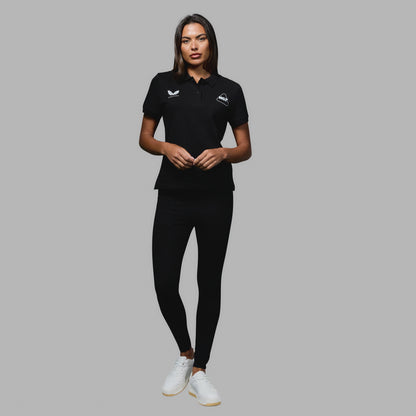 WST Women's Black Polo Top
