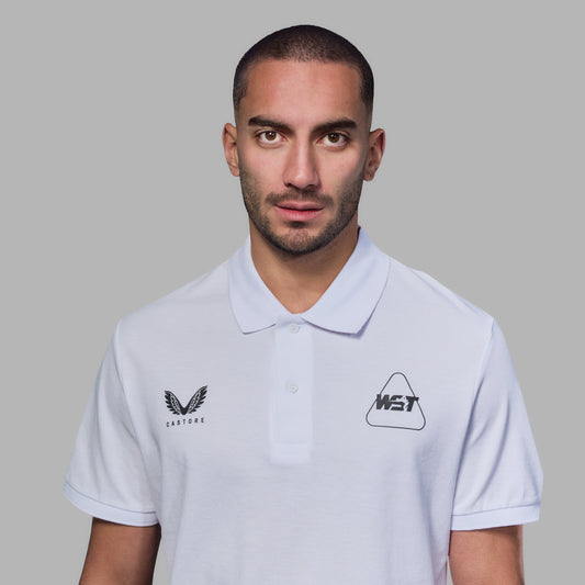 WST Men's White Polo Top