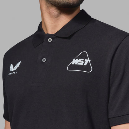 WST Men's Black Polo Top