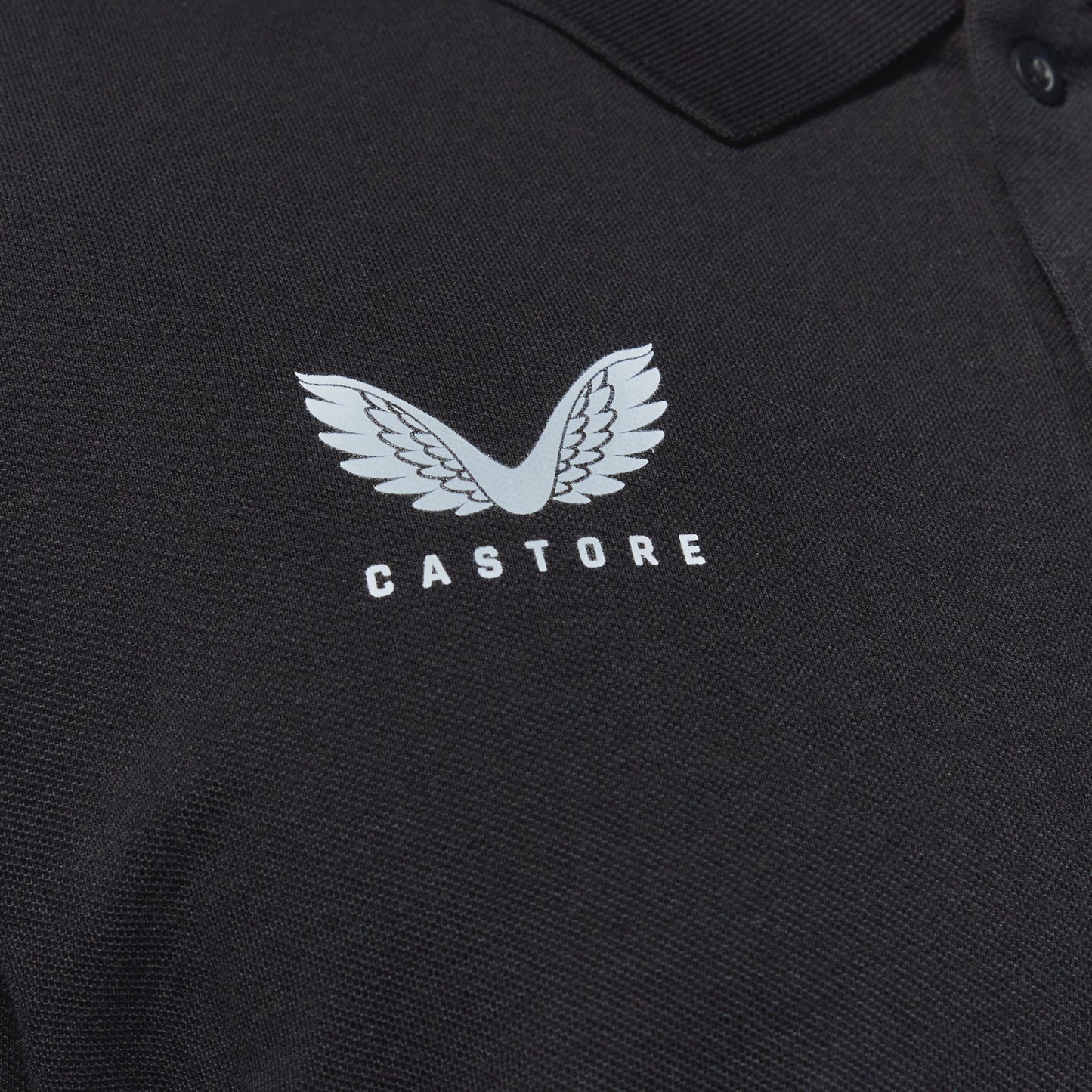 WST Men's Black Polo Top