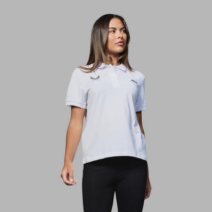 WST Women's White Polo Top
