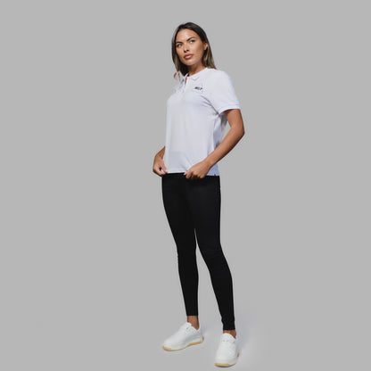 WST Women's White Polo Top