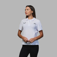 WST Women's White Polo Top