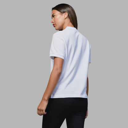 WST Women's White Polo Top