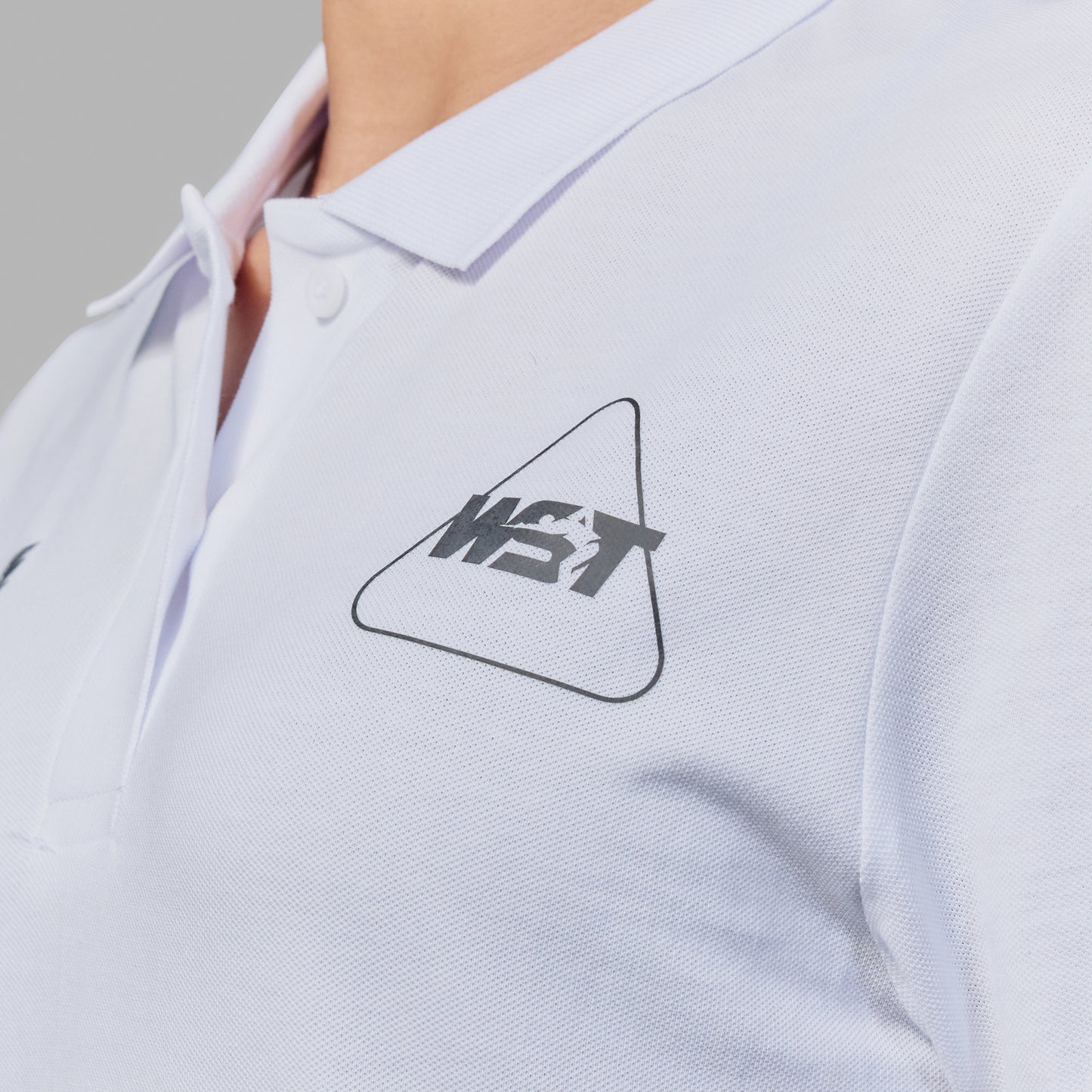 WST Women's White Polo Top