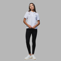WST Women's White Polo Top