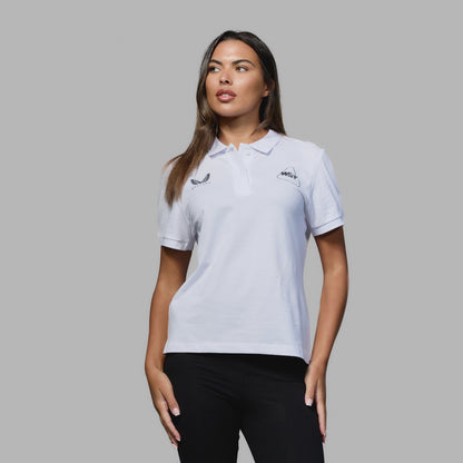 WST Women's White Polo Top