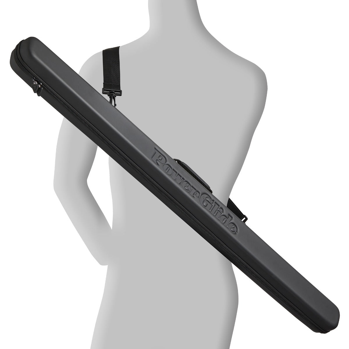 PowerGlide Cue Case Metallic Black 3/4