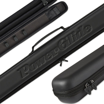 PowerGlide Cue Case Metallic Black 3/4