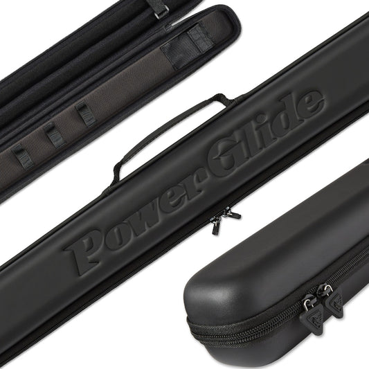 PowerGlide Cue Case Metallic Black 3/4